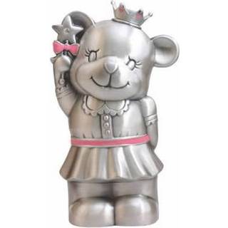 NOA Kids - Sparebøsse prinsesse-bamse m. emalje