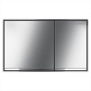 Geberit Sigma 60 betjeningsplade - 2-skyls - Krom/børstet stål