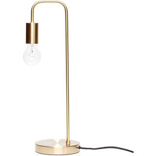 Bordlampe, messing, 18x50cm
