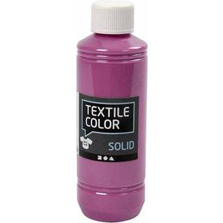 Textile Solid Fuchsia - Dækkende Tekstilmaling 250ml