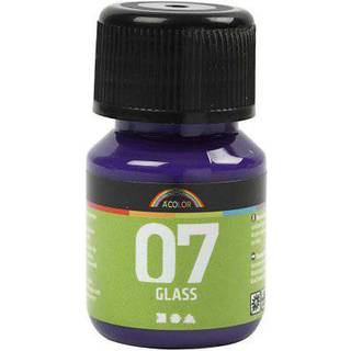 A-Color Glass Rødviolet 30ml - Vandbaseret Lakmaling