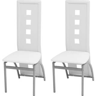 Spisebordsstole Kunstlæder - 2 / Sort