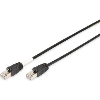 DIGITUS Professional patch cable - 10 m - black - Sort - 10 meter