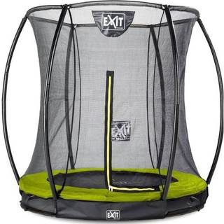 Silhouette rund nedgravnings trampolin med sikkerhedsnet (EXIT) - Sort Ø 183 cm (06ft)