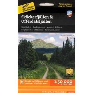 Calazo förlag Skäckerfjällen & Offerdalsfjällen 1:50.000 NoColour, OneSize