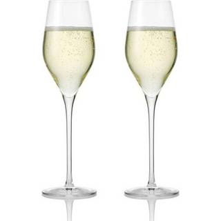 Champagneglas Med Gravering Til Bryllup 2 Stk - Aida Passion Connoisseur