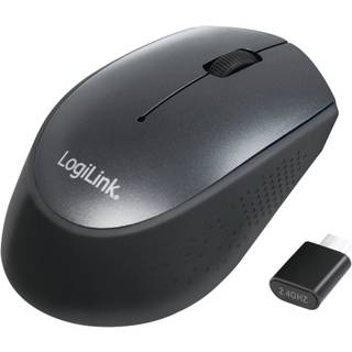 LogiLink Maus optisch 3D USB-C 3 Tasten 3200 dpi 2 - Mus - Optisk - 3 knapper - Grå