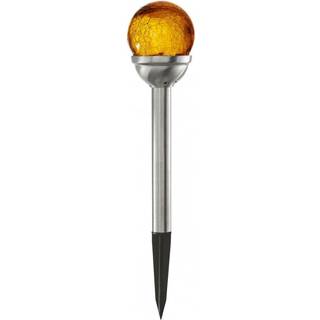 Star Trading - Solar Cell Lighting - Solar Cell Roller 2 -P Roma - Amber - 26,5 cm