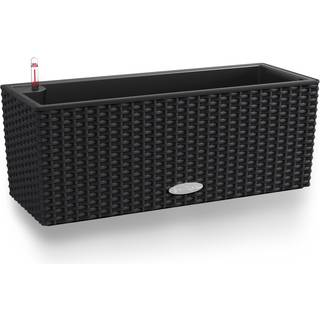 Lechuza Balconera Cottage udendørs krukke til blomster med selvvandingssystem Granit 50 x 19 x H19 cm