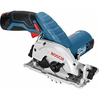 Batteridrevet rundsav Bosch GKS 12V-26; 12 V; 2x3,0 Ah batt.