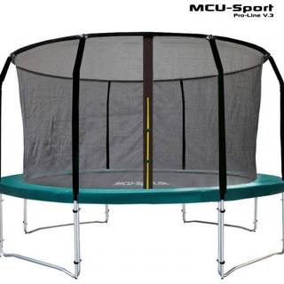 MCU-Sport Pro-line 4,3m Grøn Trampolin V3.0 + Pro sikkerhedsnet
