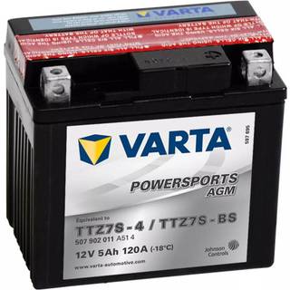 Varta 507 902 011 / 505 902 012 - 12V 5Ah (Motorcykelbatteri)