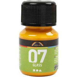 A-Color Glass Gul 30ml - Vandbaseret Lakmaling