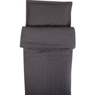 NG Baby Linned Sengesæt Vugge/Børneseng Graphite Grey One Size      Unisex