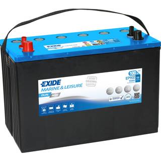 Batteri til Camping Mover og Forbrug Exide EP900 Dual AGM-Batteri 12V 100Ah