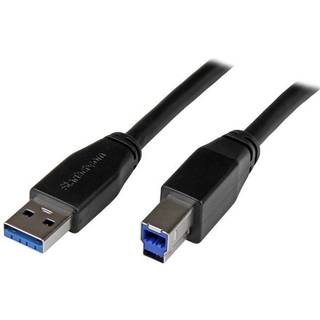 StarTech.com Active USB 3.0 USB-A to USB-B Cable - M/M - USB 3.1 Gen 1 - USB cable - 5 m