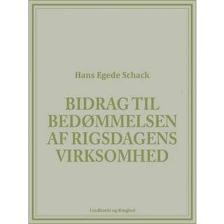 Bidrag til bedømmelsen af Rigsdagens virksomhed