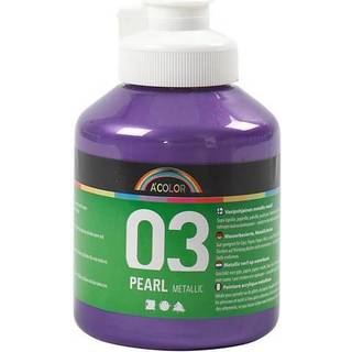 Akrylmaling Metallic Violet 500ml - Høj Kvalitet