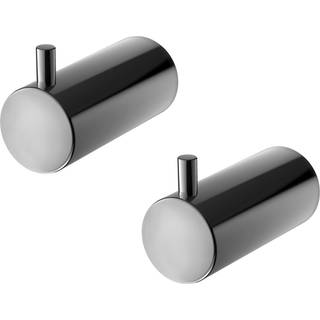 Håndklædekroge Tapwell TA242 Black Chrome 2st/pakke