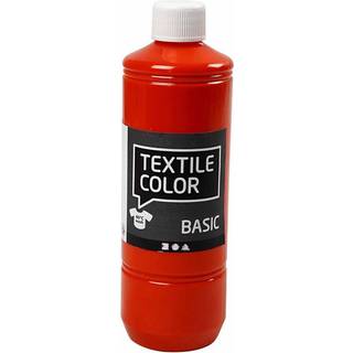 Textile Color Orange - 500ml Vandbaseret Maling