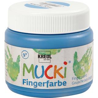 Mucki Fingermaling Blå 150ml - Kreativ Leg for Børn