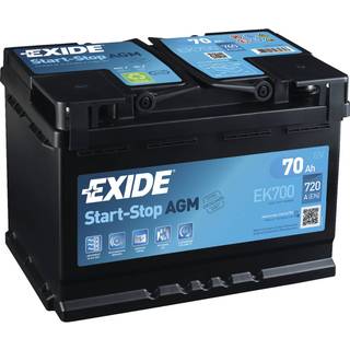 Exide EK700 AGM-Batteri 12V 70Ah (EK720)