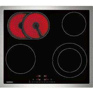 Gaggenau CE261114 glaskeramisk kogeplade -  ramme/stål
