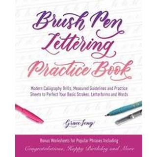 Brush Pen Lettering Practice Book