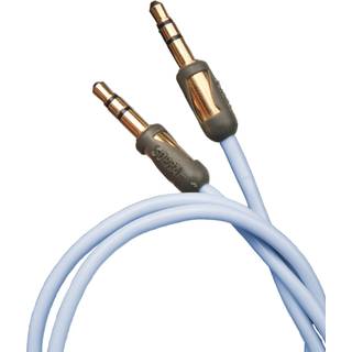 SUPRA AUX 3.5 mm MiniJack kabel, isblå | 50 cm | PRIS-MATCH
