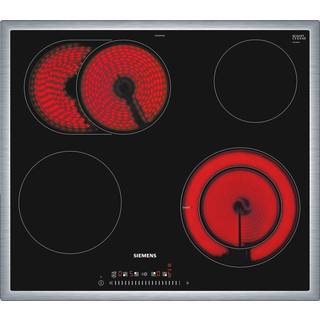 Siemens Glaskeramisk kogeplade 60 cm Sort, overflademontering med ramme ET645FNN1E iQ300