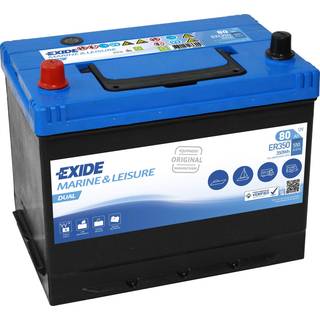 Exide DUAL - ER350 12V 80Ah