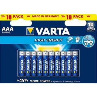 Varta Longlife AAA Batterier - 10 stk
