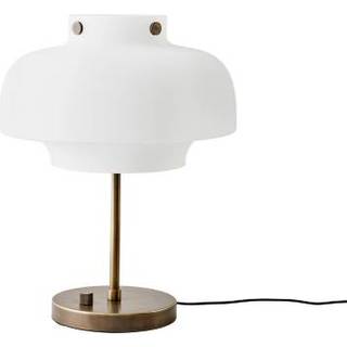 &Tradition Copenhagen bordlampe SC13 opalglas-messing