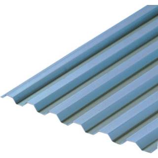 Trapezplade blåtonet 109x360cm plastmo ecolite tagplade pvc
