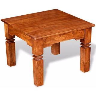 sofabord 60x60x45 cm massivt træ