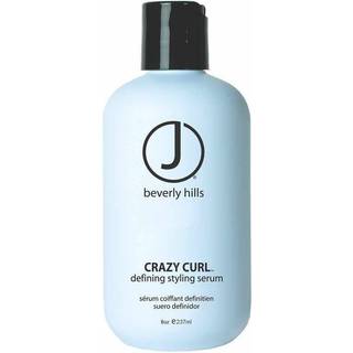 J Beverly Hills Blue Crazy Curl Defining Styling Serum 8 Oz Bottle