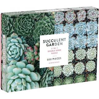 Puslespil Succulent - 2 sider