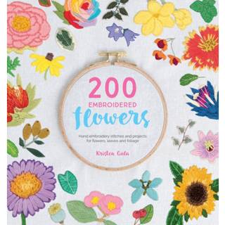 200 Embroidered Flowers