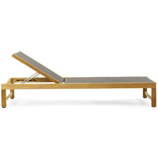 Ethimo Sand Solseng / Dove Grey Ethitex - Liggestole og Solsenge Teak Grå - SDLET1E52