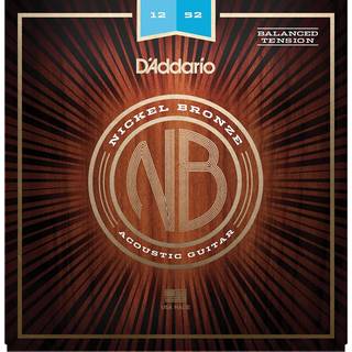 D´Addario NB1252BT .012 - .052 Nickel/Bronze Westernguitar strenge