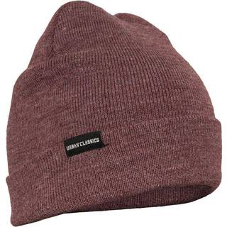 Urban Classics Basis Flap Beanie Bordeaux melange