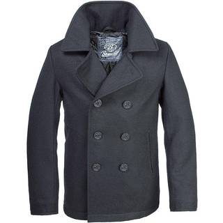 Brandit Pea Coat Skipperjakke Sort