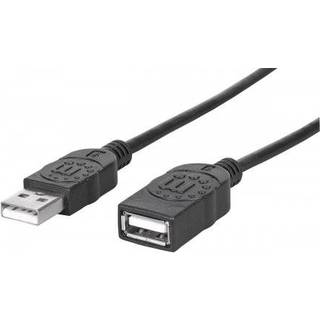 MANHATTAN USB 2.0 Verlängerungskabel Manhattan 1m A-Stecker/A-Buchse