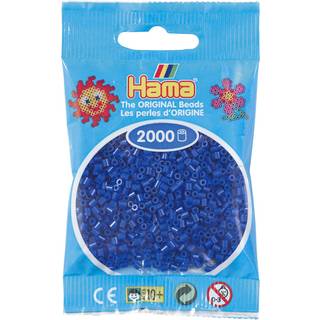 Hama Mini, perler, 2.000 stk., blå (08) [Levering: 1-2 dage]