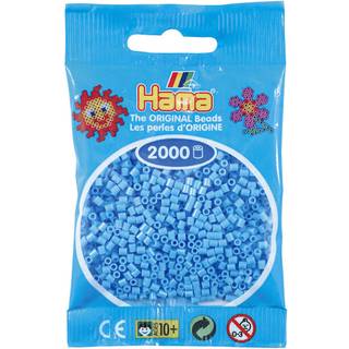Hama Mini, perler, 2.000 stk., pastelblå (46) [Levering: 1-2 dage]