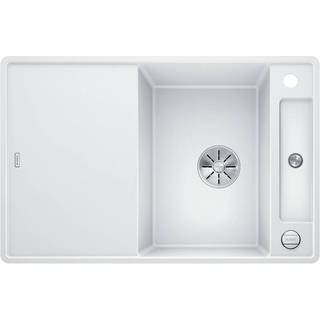 BLANCO AXIA III 45S-F PD hvid MXI køkkenvask i Silgranit  hvid 77 x 50 cm