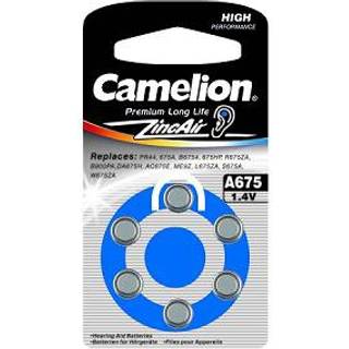 Camelion Høreapparat Batteri A675 ZL675 PR1154 AE675 V675AT DA675 PR44 6er Blister