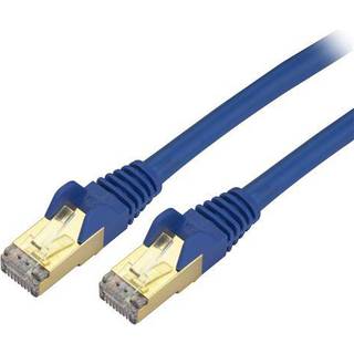 StarTech.com 10m CAT6a Ethernet Cable - Black RJ45 Shielded Cable Snagless - patch cable - 10 m - black - Sort - 10 meter