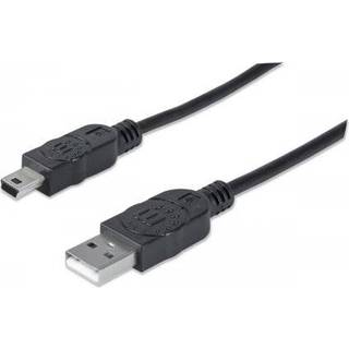 Manhattan USB-kabel USB 2.0 USB-A-hanstik,