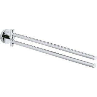 Grohe Essentialt Cube dobbelt håndklædestang, krom